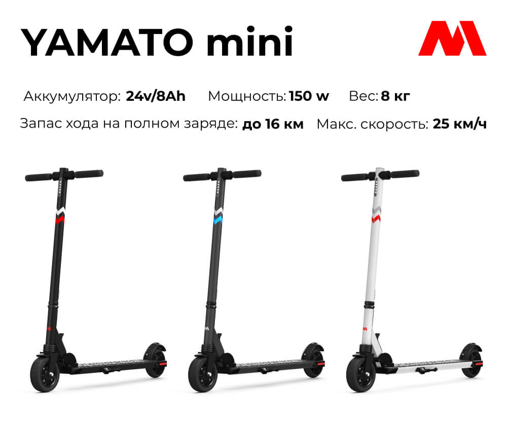 Электросамокат Yamato Mini